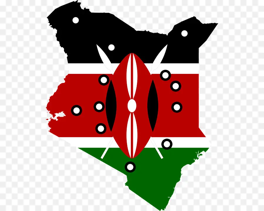 Drapeau Du Kenya，Carte PNG