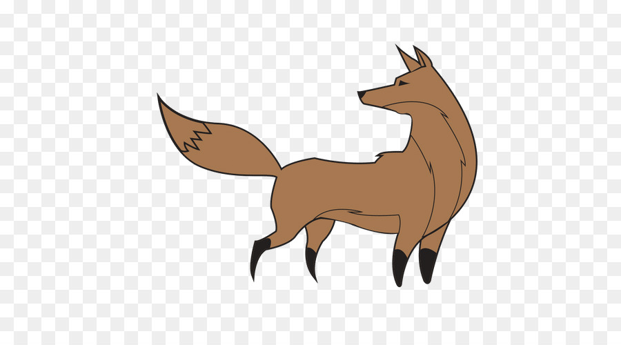 Renard Rouge，Silhouette PNG