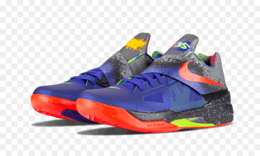 Chaussures De Sport，Nike Zoom Kd 4 Nerf Chaussures Concord Bright Crimson 517408 400 PNG