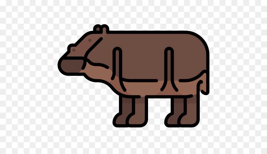 Hippopotame，Dessin Animé PNG