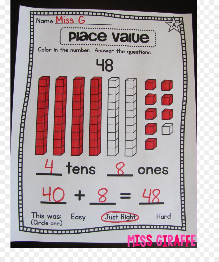 Feuille De Calcul，Système De Numération Positionnel PNG