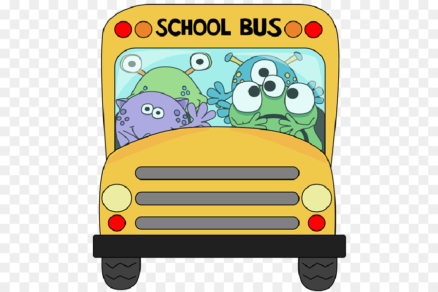 Autobus Scolaire Avec Des Extraterrestres，Bus PNG