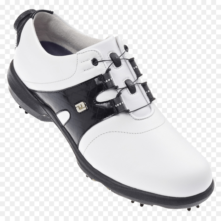 Chaussure De Golf Blanche Et Noire，Chaussure PNG