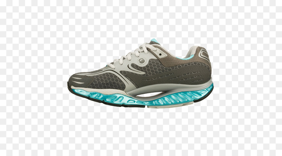 Chaussure De Course Grise Et Bleue，Sneaker PNG