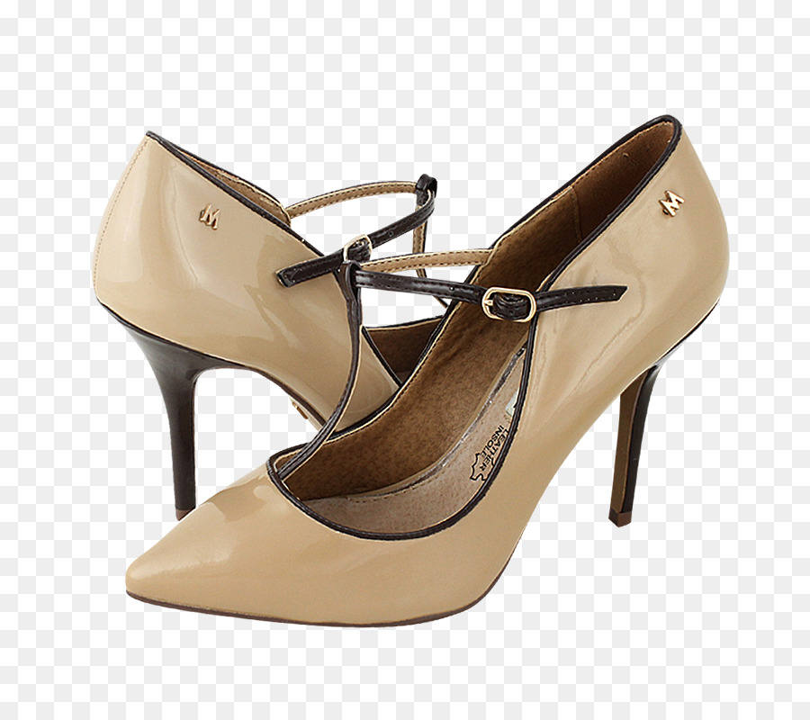 Chaussure à Talons Hauts，Beige PNG