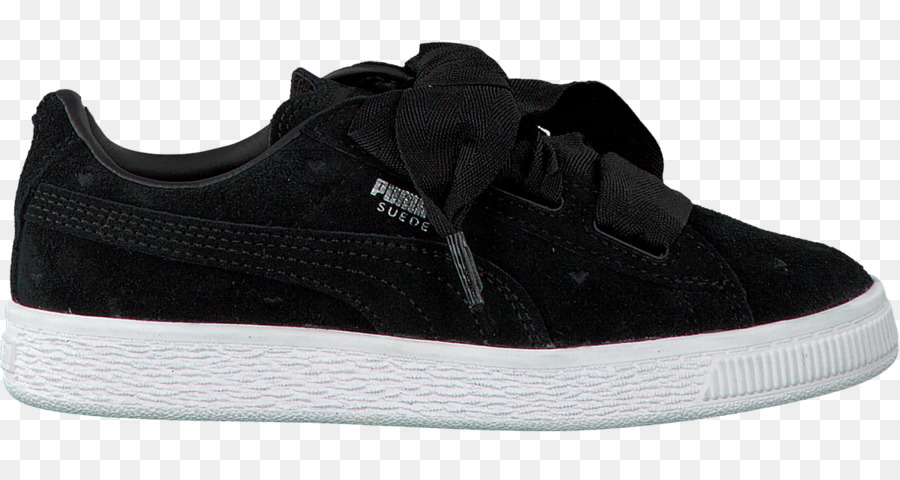 Chaussure En Daim Puma Noire，Occasionnel PNG