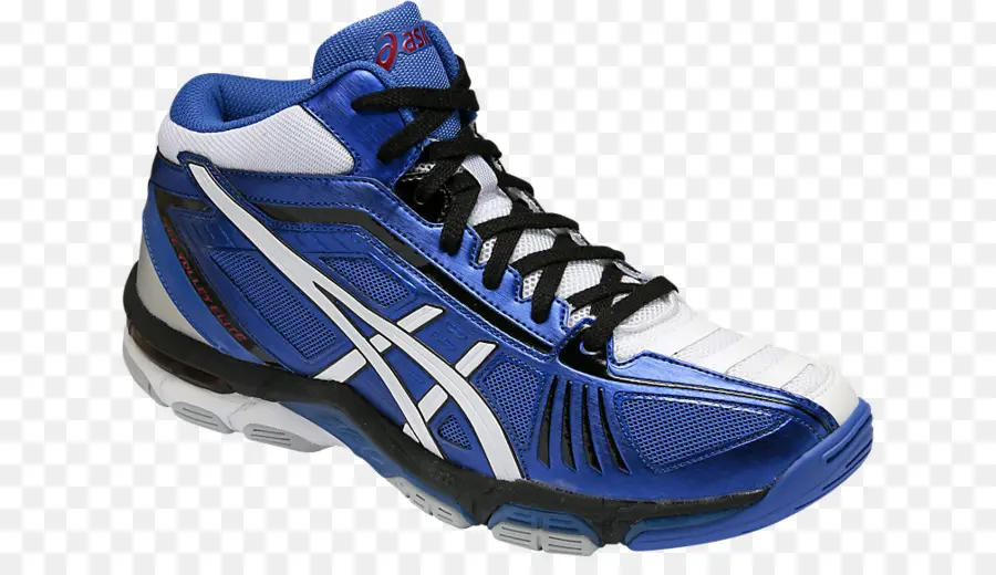 Baskets Bleues Et Blanches，Asics PNG