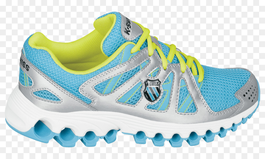 Chaussure De Sport Bleue Et Jaune，K Suisse PNG