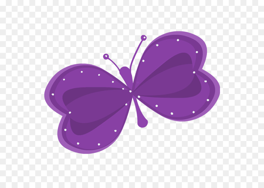 Brushfooted Papillons，Violet PNG