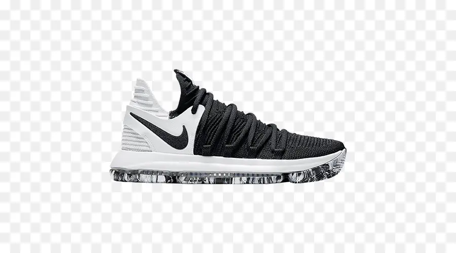 Nike Zoom Kd 10，Nike Kd 10 Noir Blanc PNG