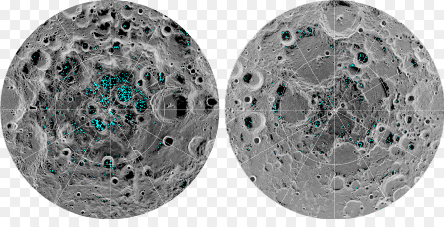 Les Régions Polaires De La Terre，Lune PNG