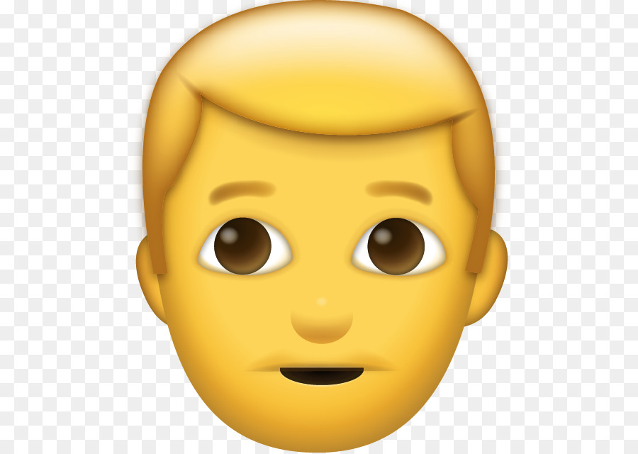 Visage Emoji Jaune，Expression PNG