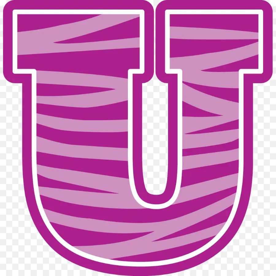 Lettre Violette U，Alphabet PNG