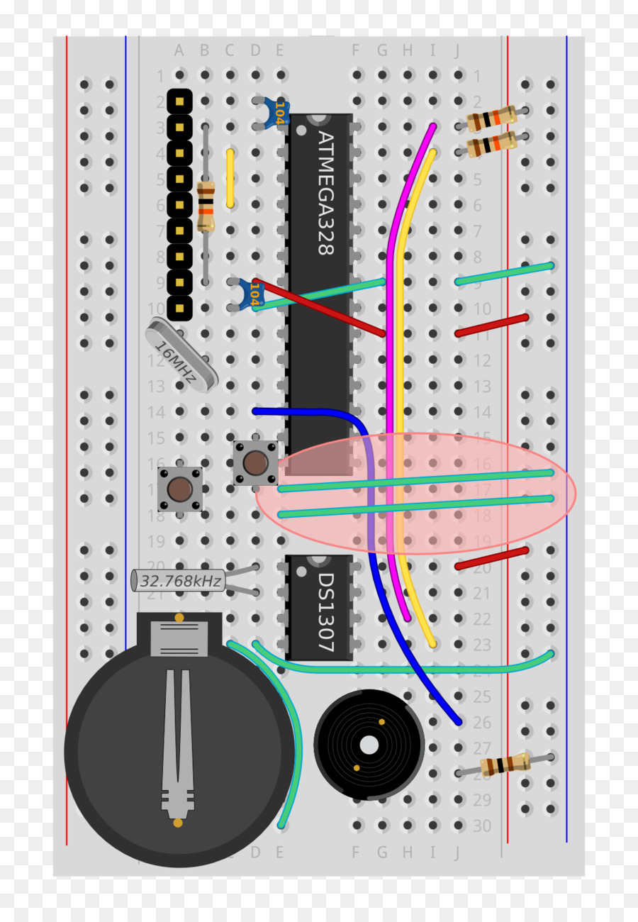 Horloge，Circuit électronique PNG