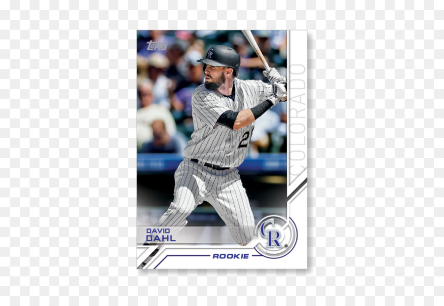 2017 Topps Salut S126 David Dahl Rockies Du Colorado De Baseball De La Carte，Baseball PNG