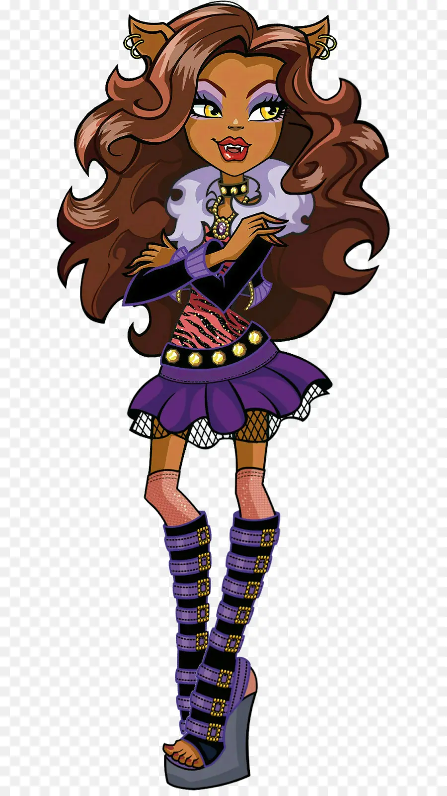 Monster High Clawdeen Wolf Poupée，Monster High PNG