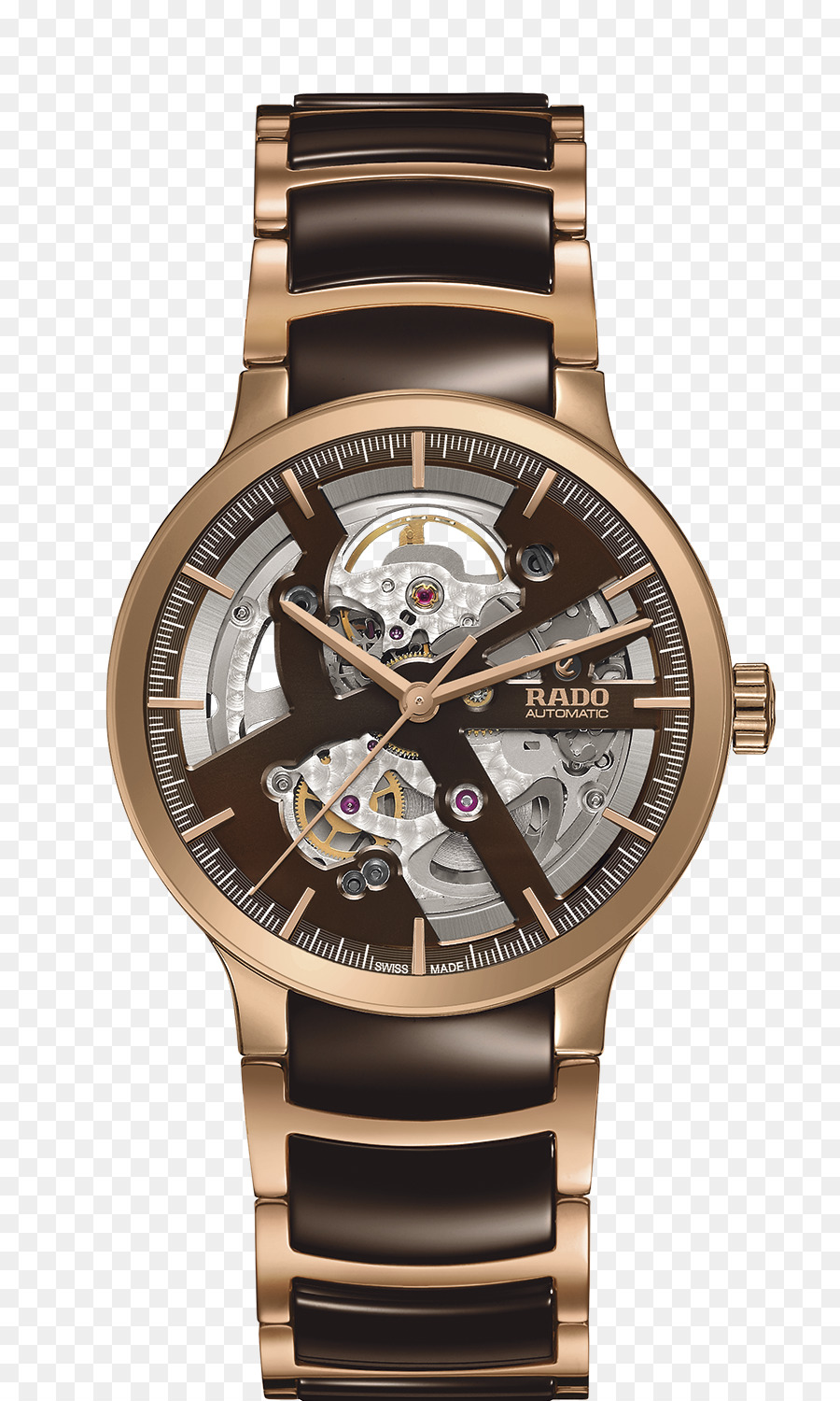 Rado，Rado Centrix Automatique à Cœur Ouvert PNG