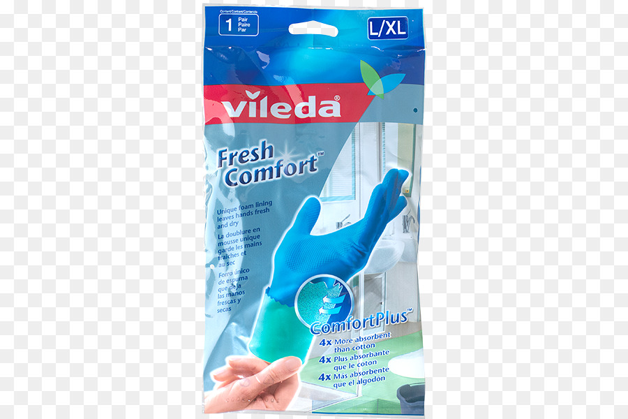 Vileda Frais De Confort Gants，Vileda PNG