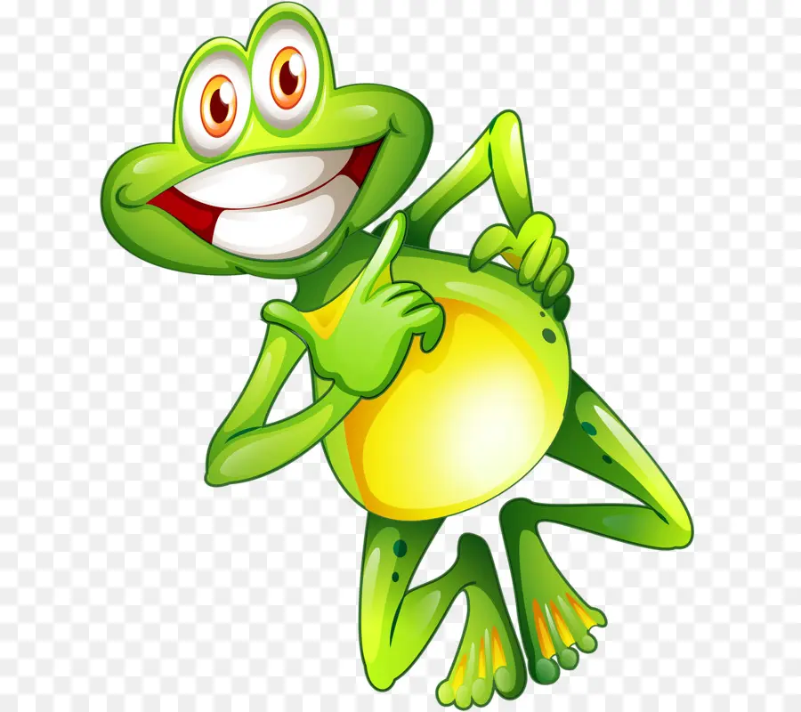 Grenouille Verte，Dessin Animé PNG