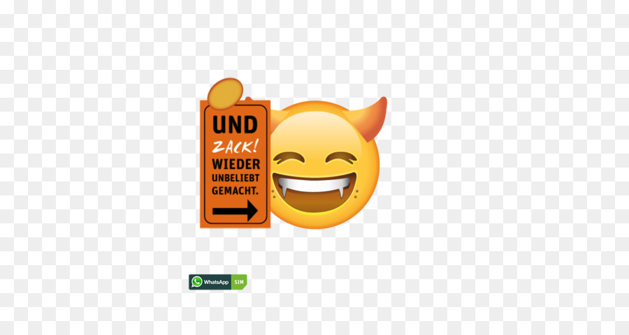 Diable Emoji，Souriant PNG