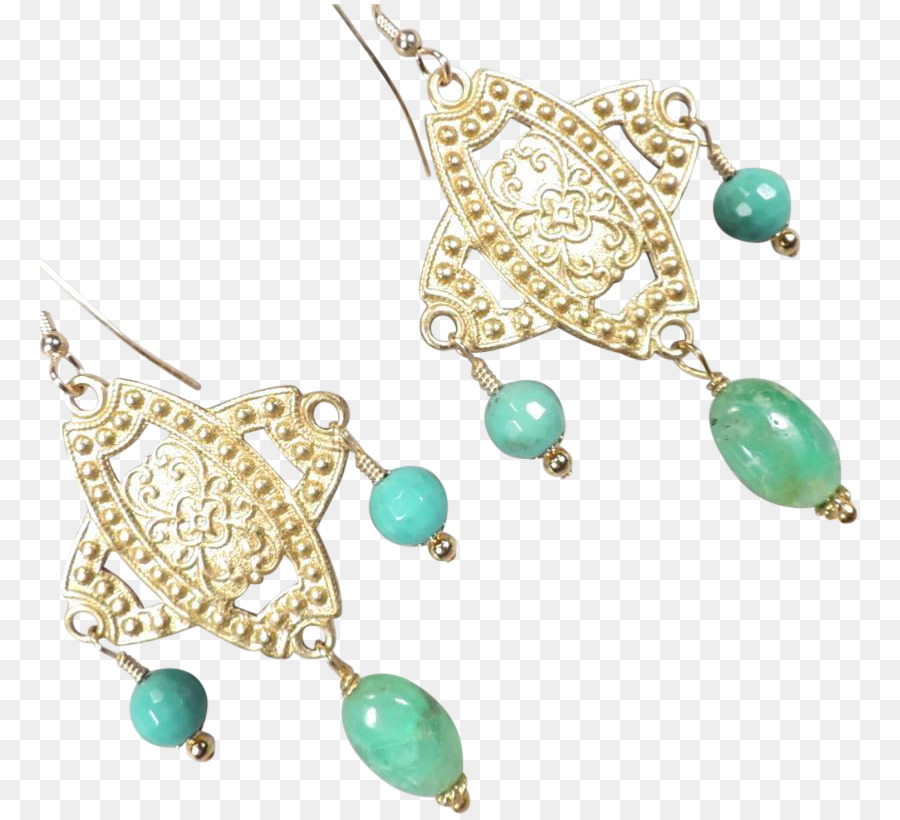 Turquoise，Boucle D'oreille PNG