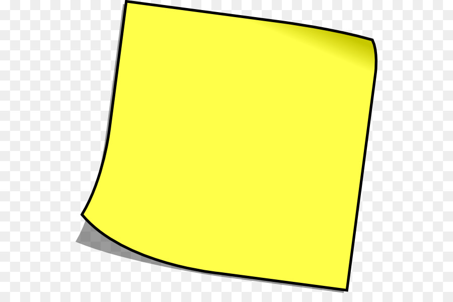 Note Collante Jaune，Note PNG