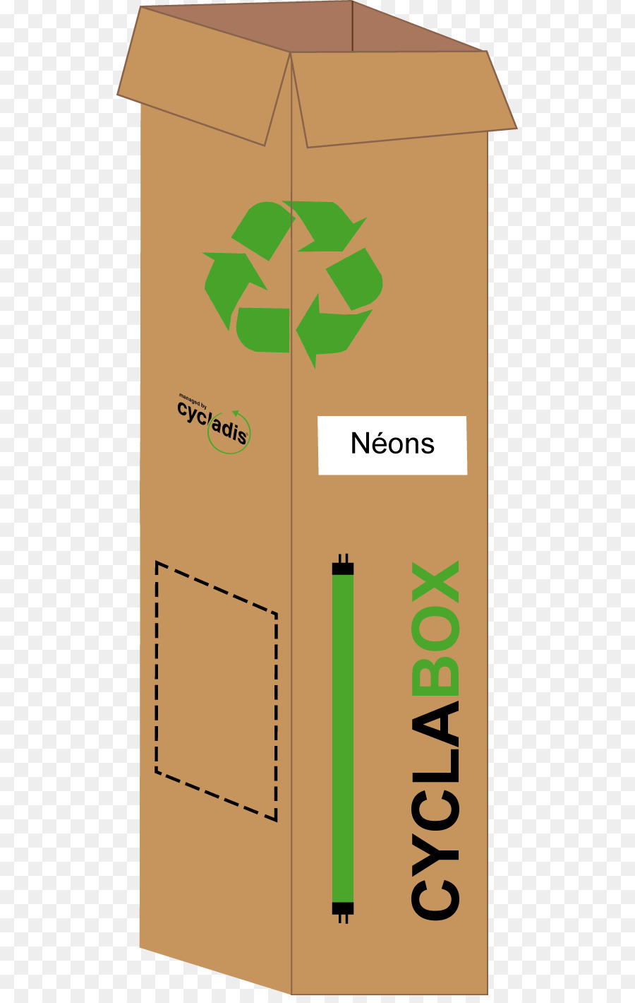 Recyclage，Carton PNG