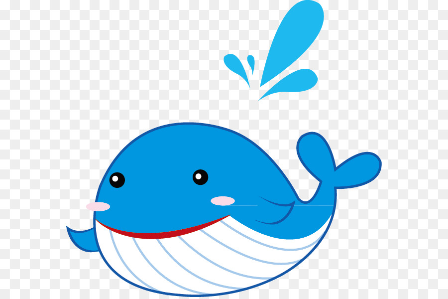 Baleine，Bleu PNG