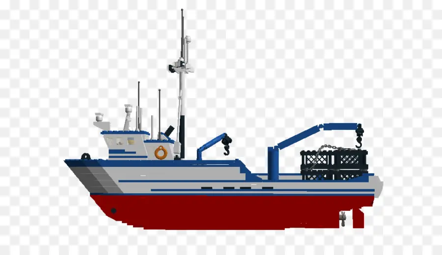 Remorqueur Bleu，Bateau PNG