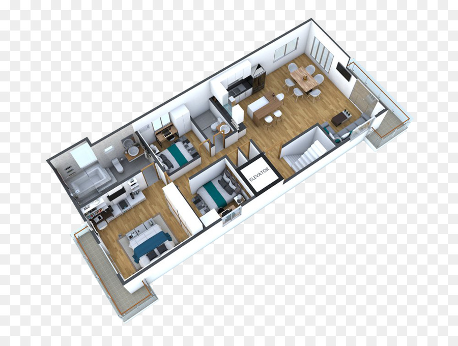 Disposition De L'appartement，Plan D'étage PNG