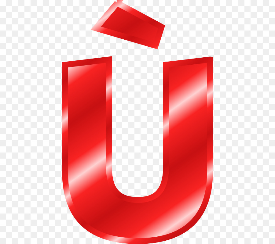 Lettre Rouge U，Alphabet PNG