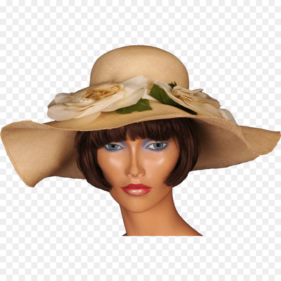 Chapeau De Femme à Fleurs，Mode PNG