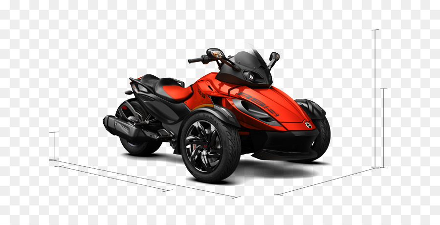 Brp Can Am Spyder Roadster，Moto PNG