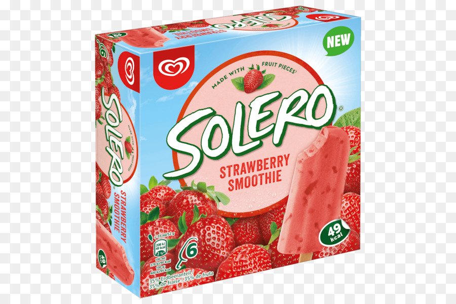 Glace Soléro，Fraise PNG