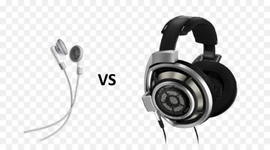 Casque Vs écouteurs，Audio PNG