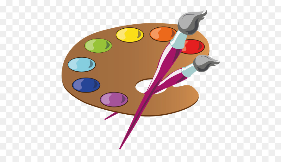 Palette Et Pinceau，Couleurs PNG