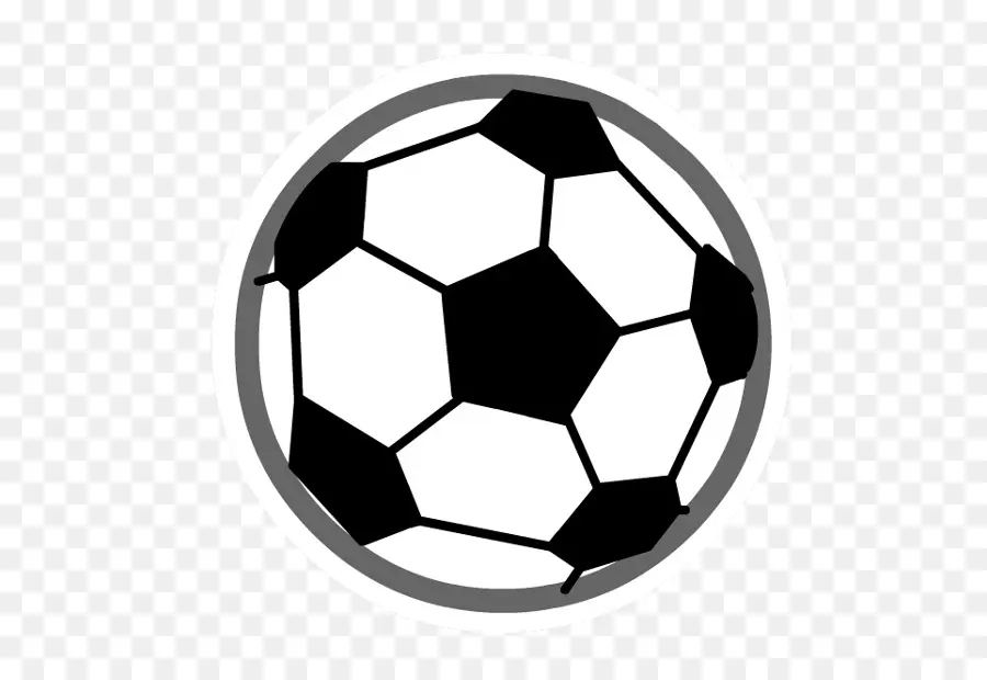 Ballon De Football，Noir Et Blanc PNG