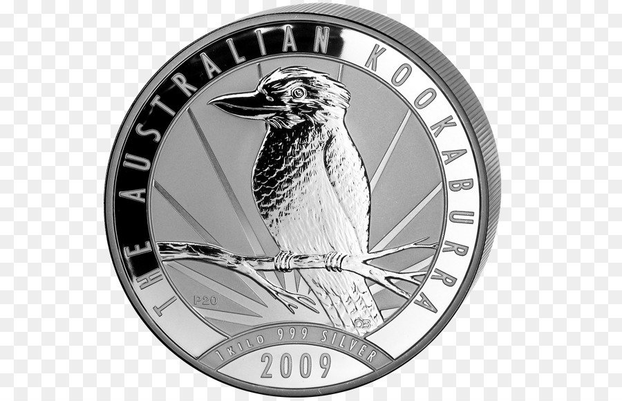 Australien D Argent Kookaburra，Argent PNG