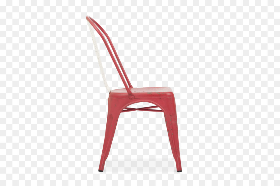 Président，La Main De Détresse Rouge Vintage Style Tolix Côté Chaise Avec Coussin De Siège PNG