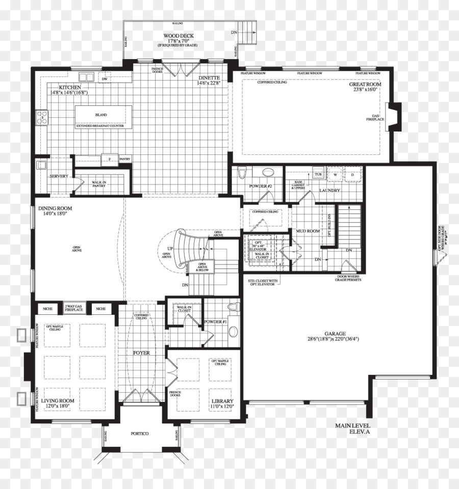 Plan D'étage，Maison PNG