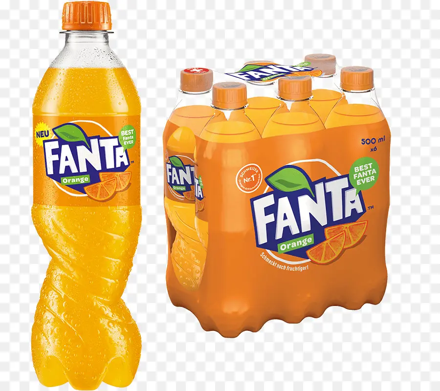 Bouteilles Fanta，Soude PNG