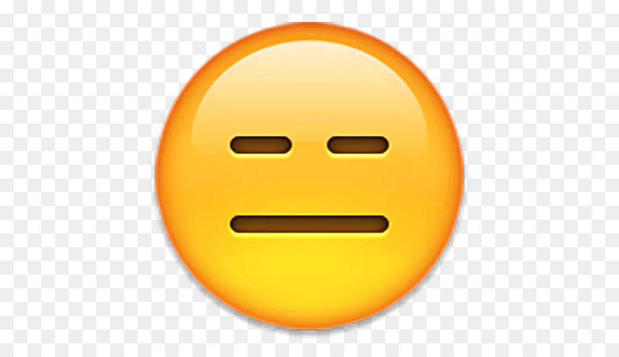 Emoji Visage Neutre，Expression PNG