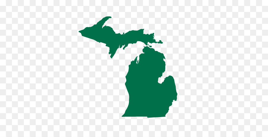 Carte Du Michigan，État PNG