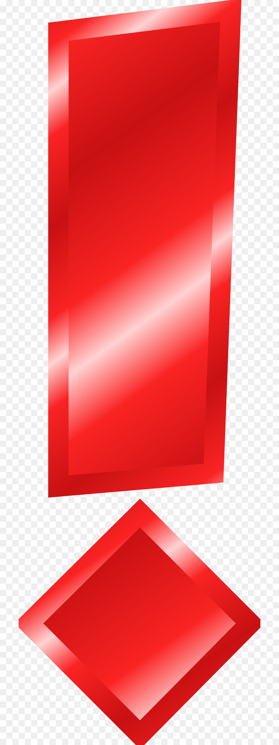 Point D'exclamation，Rouge PNG