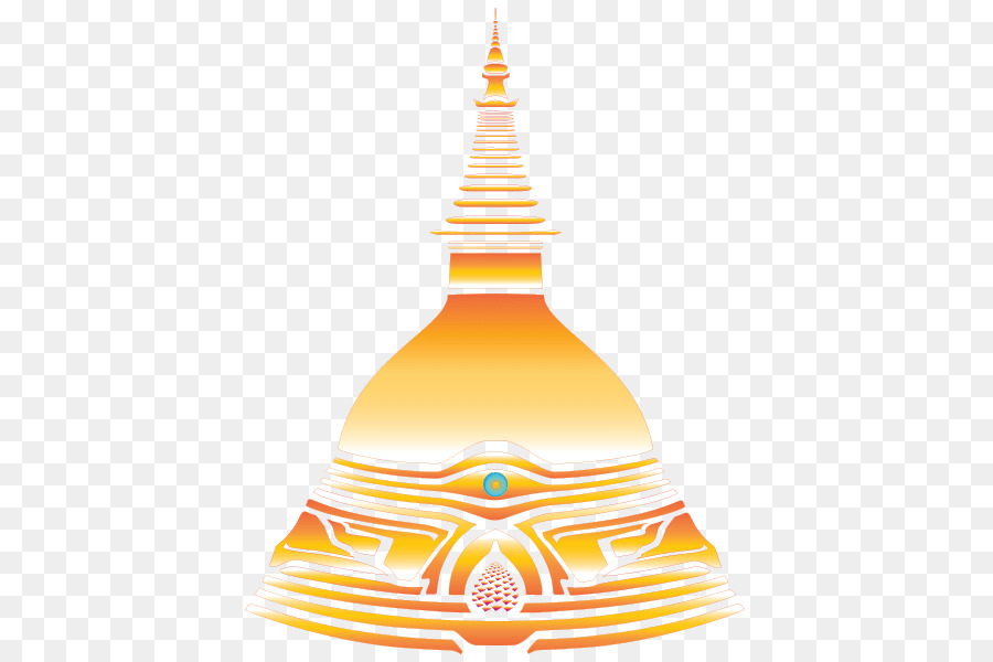 Stupa，Orange PNG