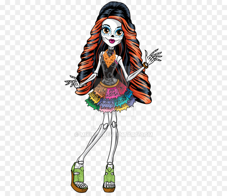 Monster High，Skelita Calaveras PNG