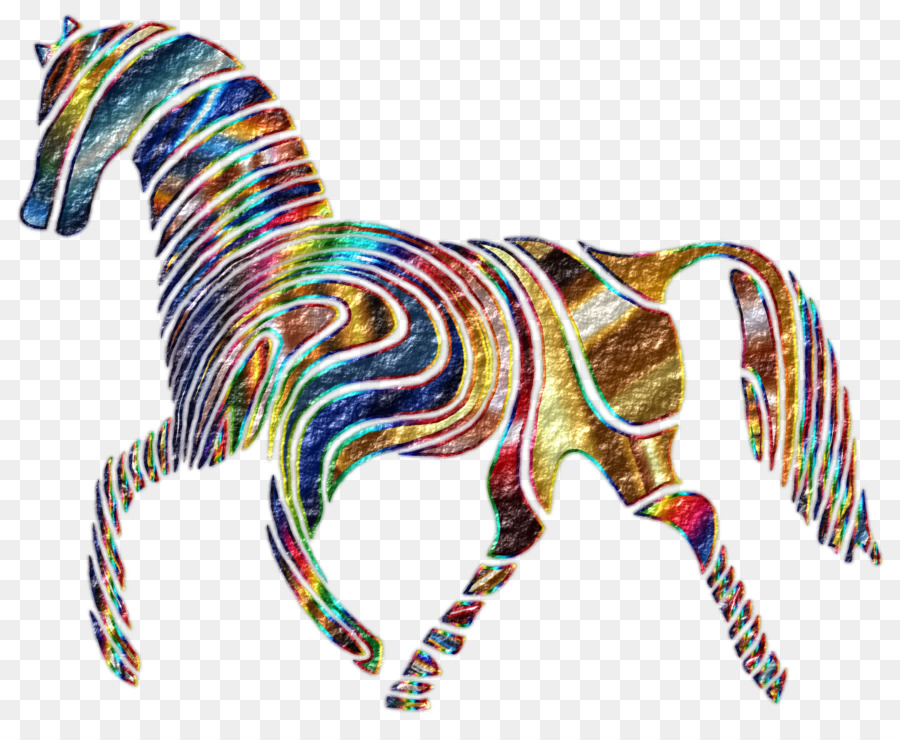 Cheval Coloré，Cheval PNG