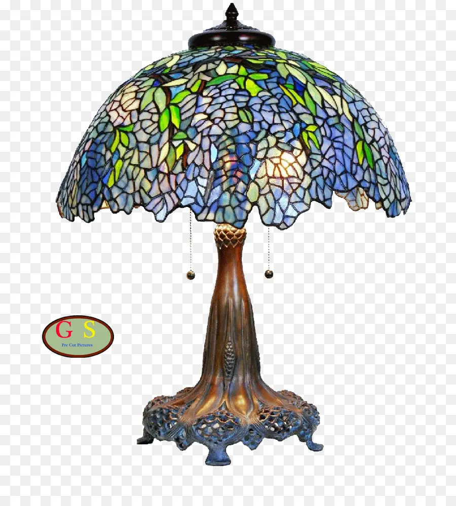 Lampe En Vitrail，Décoratif PNG