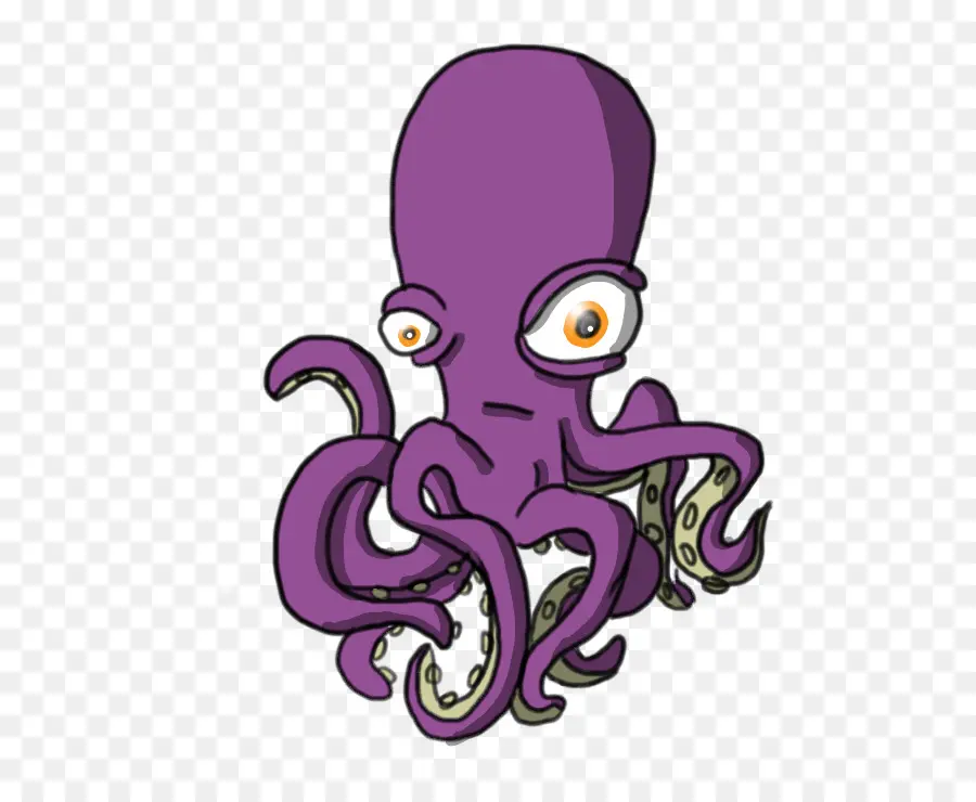 Poulpe Violet，Tentacules PNG