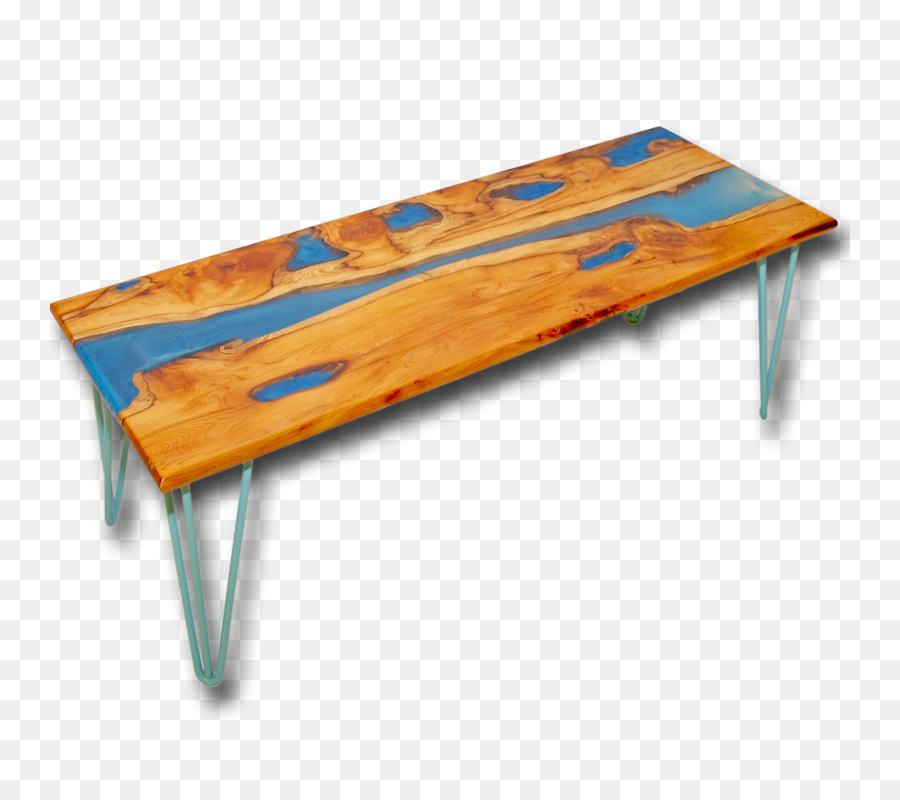 Table En Bois，époxy PNG